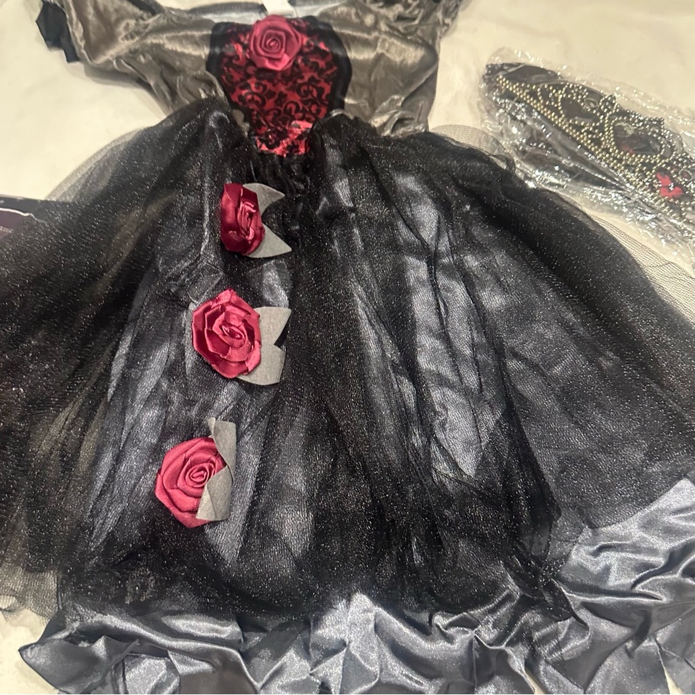 Spooktacular Creations Halloween Child Girl Zombie Prom Queen Costume Medium - Picture 7 of 16